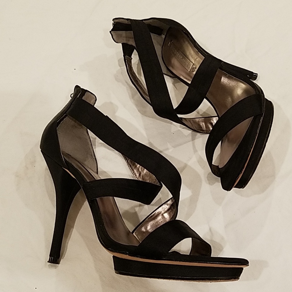 BCBGMaxAzria sexy satin heels size 10 - Picture 1 of 8